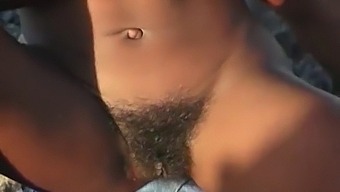 African Beauty Relishing Outdoor Pleasure