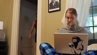 Teen Stepsisters Indulge In Lesbian Sex At Home For A Thrilling Experience