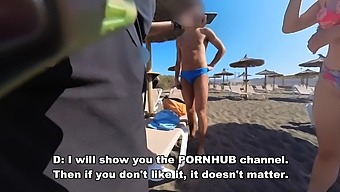 Italian Nudes Girl Gives A Blowjob To A Stranger On The Beach