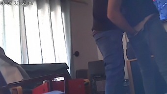 My Boyfriend And My Stepmom'S Intimate Moment Captured On A Hidden Camera
