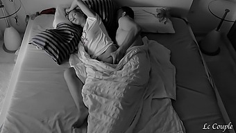 A Hidden Camera Captures The Intimate Moments Of An Amateur Couple'S Morning Lovemaking In Their Bedroom