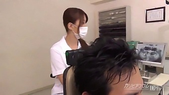 Japanese Dentist And Big Natural Tits In Action
